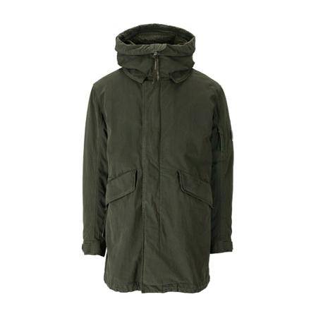 C.p. Company C.p. Company 50 Fili Rubber Military GRE Parka Grøn, Herre Frakker