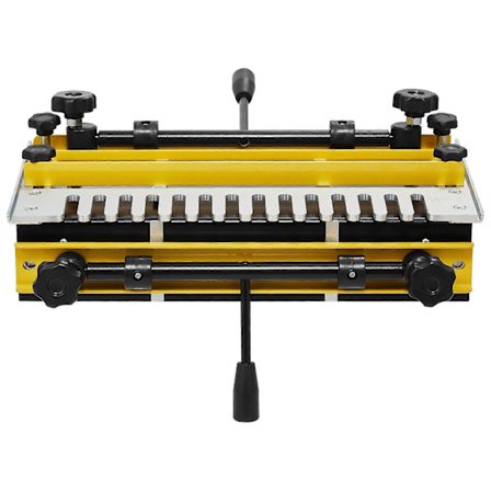 Svalehaleskabelon, 30 cm bredde, svalehalefræserskabeloner med fræserbits og 1/2 skabelon, til møbel- og træskabsfremstilling