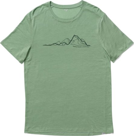 Houdini Men's Tree Message Tee Men short-sleeved sweaters Green S