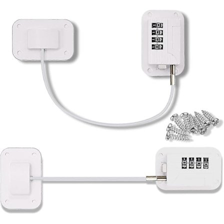 Kylskåpslås med lösenord, Barnsäkert kylskåpslås för kylskåp, skåp och lådor, Gör [DB]