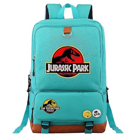 Jurassic World & Park Reppu: Kestävä Kannettavan Tietokoneen Matkalaukku - Reppu, Messenger-laukku, Koululaukku Olkahihnoilla Hahmoille & 