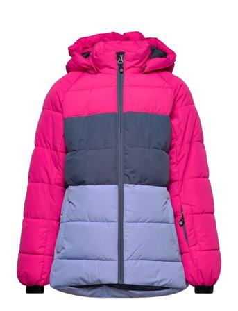 Ski Jacket - Colorblock -Quilt Color Kids Pink