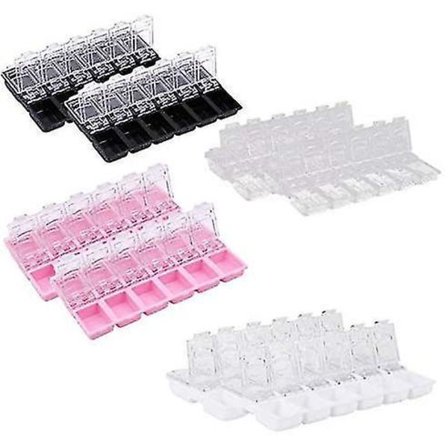 12 Ruter Plast Smykkeskrin Diamantmaling Organizer