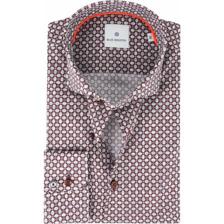 Blue Industry Shirt , Rood , Heren , Maat: S