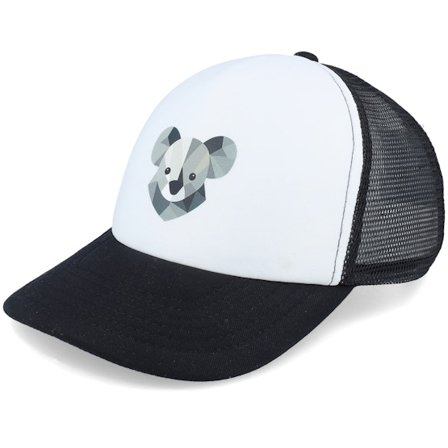 Kinder Kiddo Cap - Schwarz trucker Cap - Kinder Geometry Koala Black/White Foam Trucker @ Hatstore