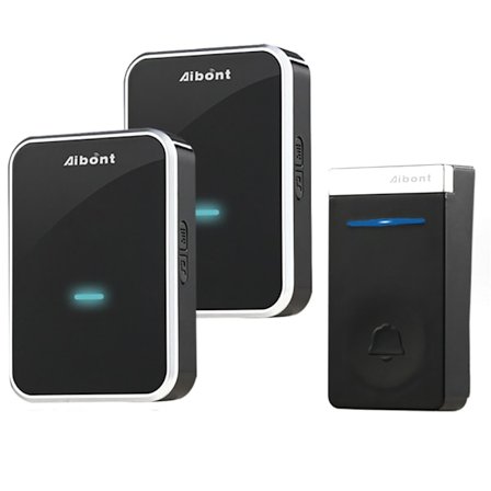 Batterifri trådløs dørklokke, utendørs vanntett ledning