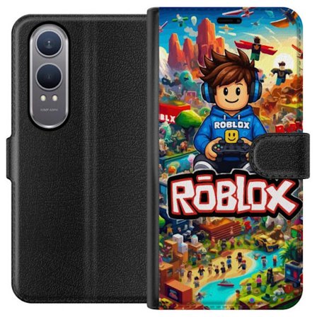 Kompatibel Tegnebogsetui til OnePlus Nord CE4 Lite Roblox-verden med spilkarakterer og farverige eventyr fyldt med action og flyvende køretøjer