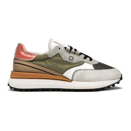 D.a.t.e., Sneakers Grijs, Heren, Maat:41 EU,Katoen