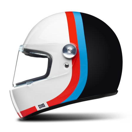 Casco Integrale Nexx X.G100R Speedway Bianco/Blu XL