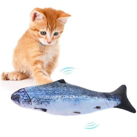 Elektrisk Kattelegetøj Med Katteurt Interaktivt Legetøj Til Kat Pludselig Tyggelegetøj Simuleret Fisk Kattelegetøj,b
