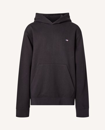 Lexington Lucas teen organic cotton logo hoodie, black