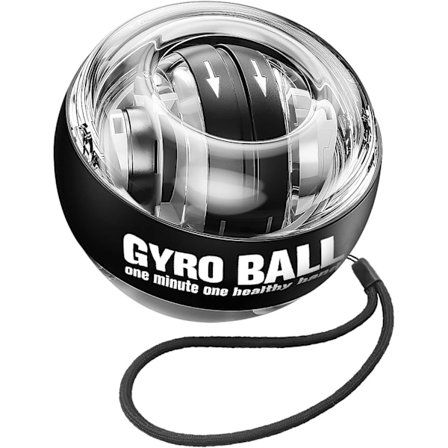 Wrist Trainer Boll Auto-Start Håndledsstyrke Gyro Boll-Sort