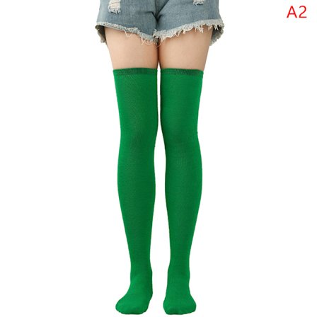 Dame Over Knee Sokker Jul Diagonal Stripet Jul Thig