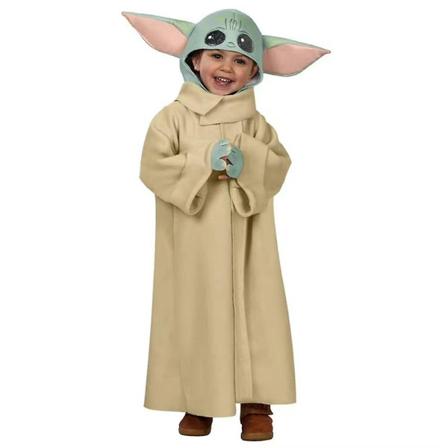 3-10 år Kid Star Wars The Mandalorian Baby Yoda Cosplay Kostume 3-4 Years