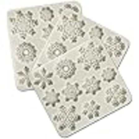 3 stk. Fondant Silikonform, 30 Hulrom 3D Julestjerneform Sukkerkunst Kakedekorasjon Cupcakeddekorasjon Håndverk