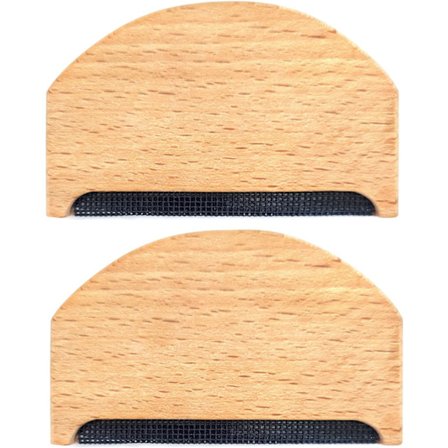 2 stk Ull Kashmir Kam Manuell Bærbar Genser Kam Nuppefjerner Tre Nupper Lo Stoff Lo Fjerner Klesbørste Verktøy for Klær Plagg Kn