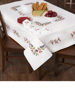 Broderikit Dug Fugle og bær - Duftin