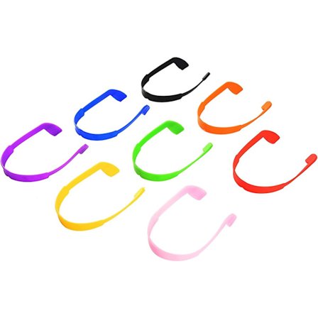 8 färger halkfria glasögonband sportglasögonbandshållare för barn, 8 stycken