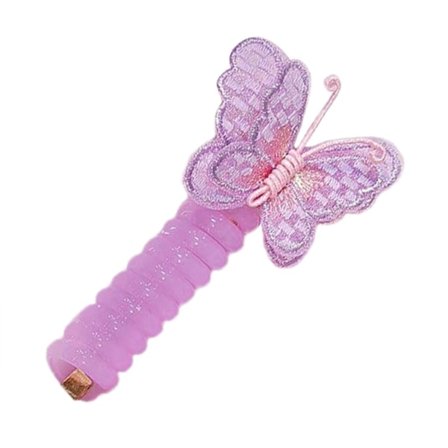 Spiral Hårbøjle til Piger med Telefonledning | Farverig Hestehaleholder | Elastisk Mode Hårbånd (Lilla)