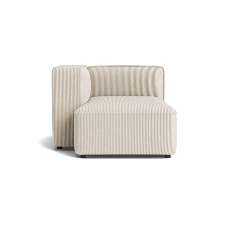 Modus Chaiselong Modul, Venstrevendt - Poso Beige - 98x130x67cm - Komfortabel Sofa med Nozag Fjedre & Formstabilt PU Skum - Perfekt Chaiselong til 