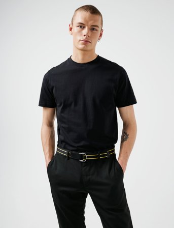 J. Lindeberg Sid Basic T-Shirt - Black - M