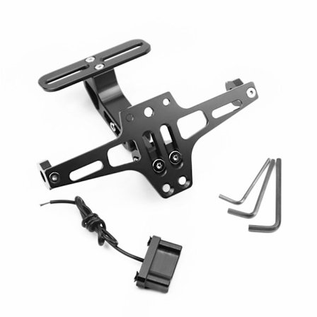 Motorcykel Registreringsskylt Fäste Motorcykel Tail Tidy Universal Justerbar Vinkel