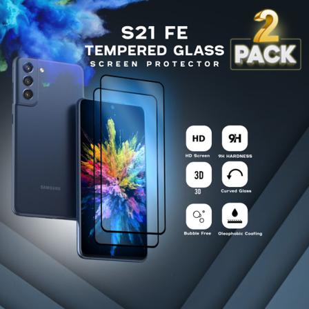 2-pack Samsung S21 Fe - Härdat Glass 9h - Super Kvalitet 3d