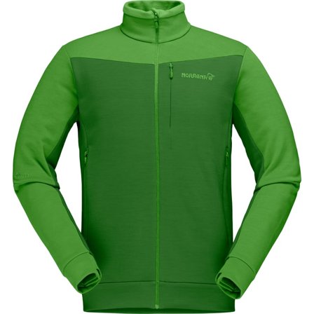 Norrøna Men's Falketind Warmwool2 Stretch Jacket Men Mid layer tops Green L