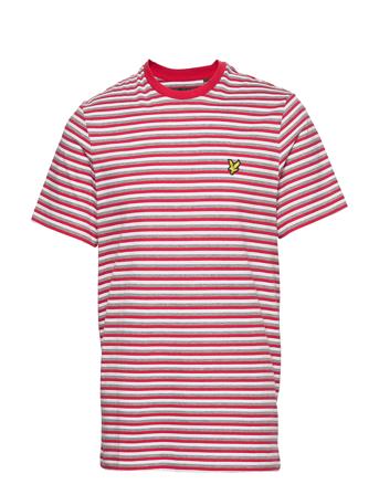 Stripe Ringer T-Shirt Red Lyle & Scott