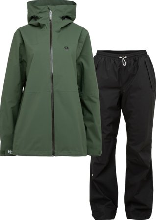 8848 Altitude Women's Main Rain Set Women rainwear sets Green 40