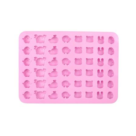 48 Söt Animal Jelly Silikon Godisform Chokladform