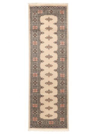 Pakistan Bokhara 2Ply Rug 76X241 Runner Brown/Beige Wool, Pakistan
