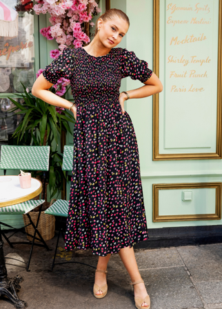 MISSMAYA - Rani Dress Strawberry Red - S