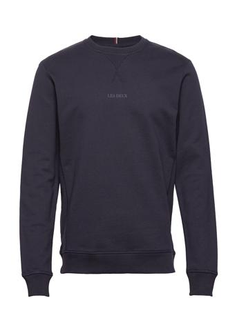 Lens Sweatshirt Sweat-shirt Tröja Blå Les Deux