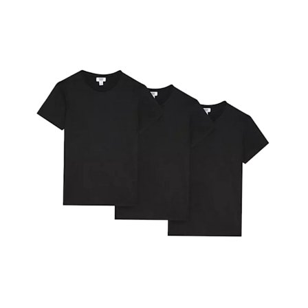 Burton Crew Neck T-shirt (3-pack) M Svart