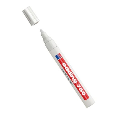Lakkpenn Edding 750 Paint Marker 2-4mm Hvit 1/fp