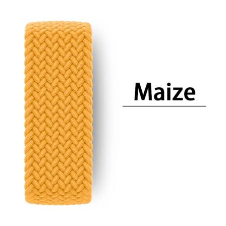 Flätad Solo Loop För Apple Watch Band 44mm 45mm 42mm 40mm 38mm 41mm Ultra 49mm armband correa iwatch series 9 7 8 5 SE 6 Rem Maize M