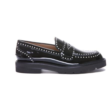 Stuart Weitzman Loafers Sort, Dame, Størrelse: 36 1/2 EU