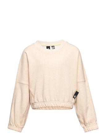 Studio Lounge Botanical Dye Sport Crew Sweatshirt Trøje Beige Adidas Performance