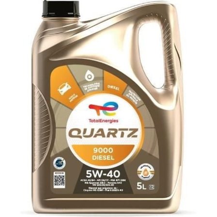 TOTAL MOTOROLJA 5L QUARTZ 9000 DIESEL 5W40