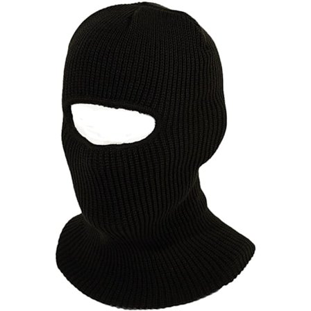 Vinterstrikket Balaclava Full Face Cover Termisk Ski Ansiktsvarmer Hetteskjerf Halsvarmer Utendørs Sportshatt for Menn Kvinner Hiking