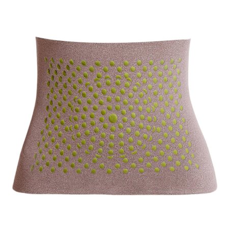 Heating Belt Back Warmer Self-Heating Wormwood Back Support Belt Lumbar Support Belt Elastic Heating Belt Grey