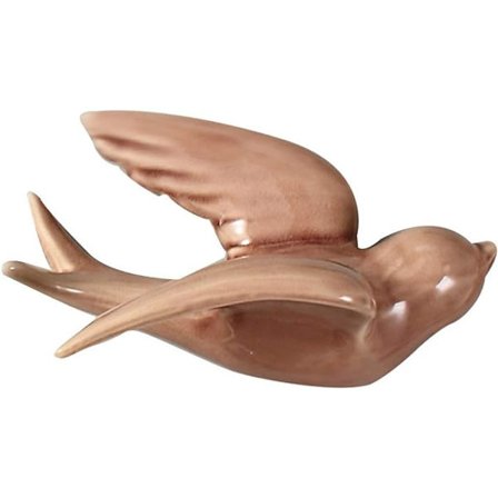 Udendørs ornament keramisk keramik spurve vægmontering hængende svaler nordisk dekorative hængende ornamenter til hjem væg keramisk væg hængende fugl 