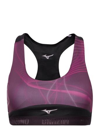 Alpha Graphic Bra Lingerie Bras & Tops Sports Bras - ALL Multi/mønstret Mizuno