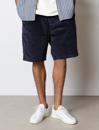 Fat Moose Fox Corduroy Shorts - Navy - S