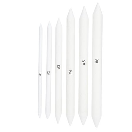 6 stk. Kunst Blender Papir Tegneværktøj Studerende Kunstner Skitse Skygger Papir Tegne Blender