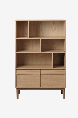 Håum - Bogreol Brisbane H140cm - Brun - Bogreoler - Fra Homeroom