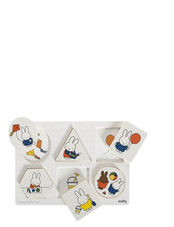 Miffy Miffy- Formpussel, 6 Bitar, 1- 3År - White - ONE SIZE