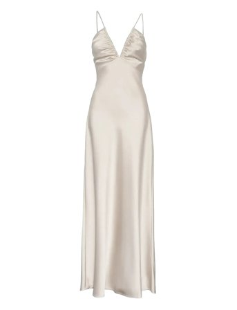 Love Lolina Alexis Maxi Dress - Cream - L