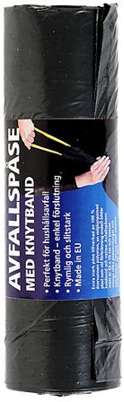 SMARTMICROFIBER Avfallspose med knytebånd 40L 15stk